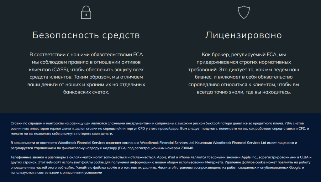 Woodbrook (Woodbrook Financial Services) - Обзор и отзывы