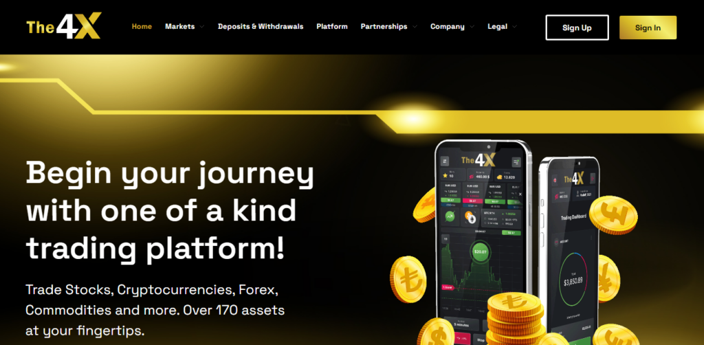 The4x.io - главная страница сайта