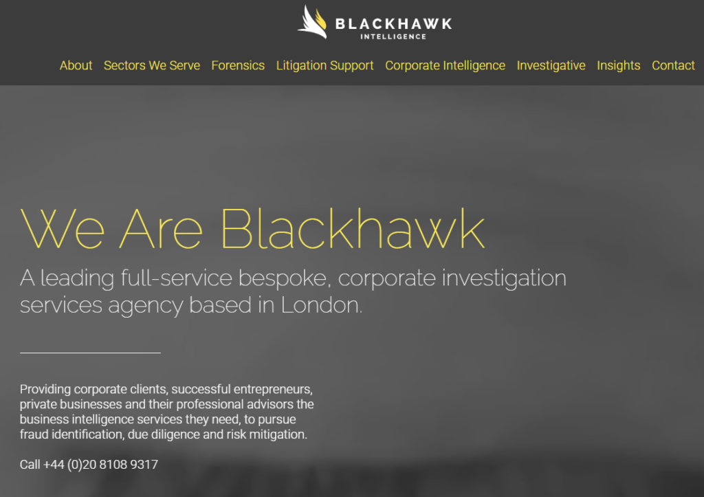 Реальные отзывы о брокере blackhawk intelligence (https://www.blackhawkintelligence.com/)