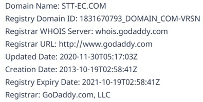 Stt Ec брокер whois домена