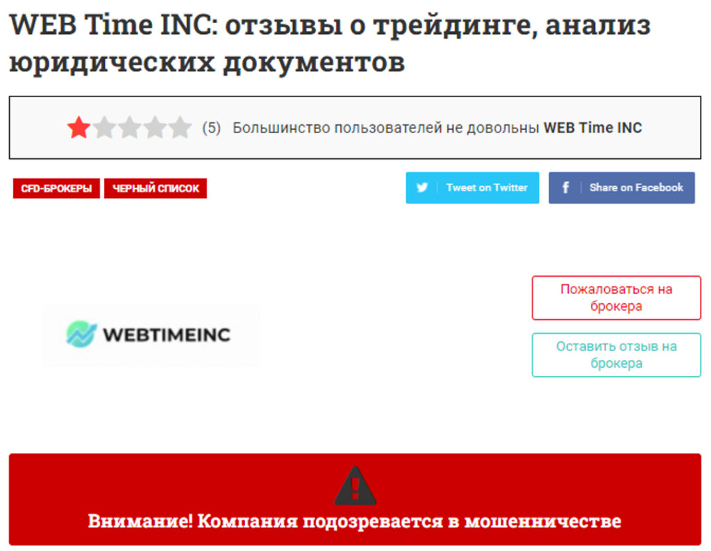 WEB Time INC, отзывы, обзоры. Сайт webtimeinc.com