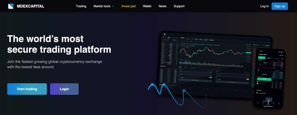 Mdexcapital главная страница