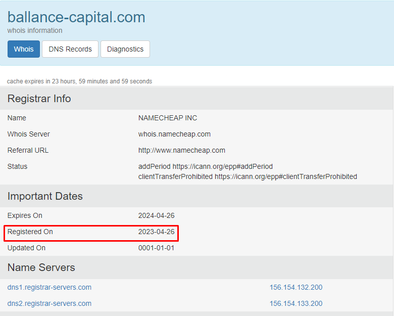 Ballance Capital дата создания