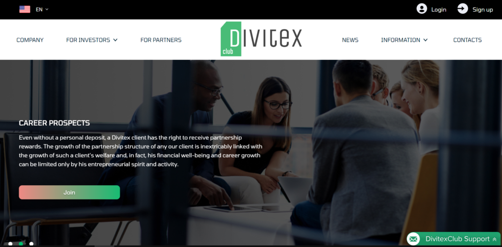 Divitex club Официальный сайт