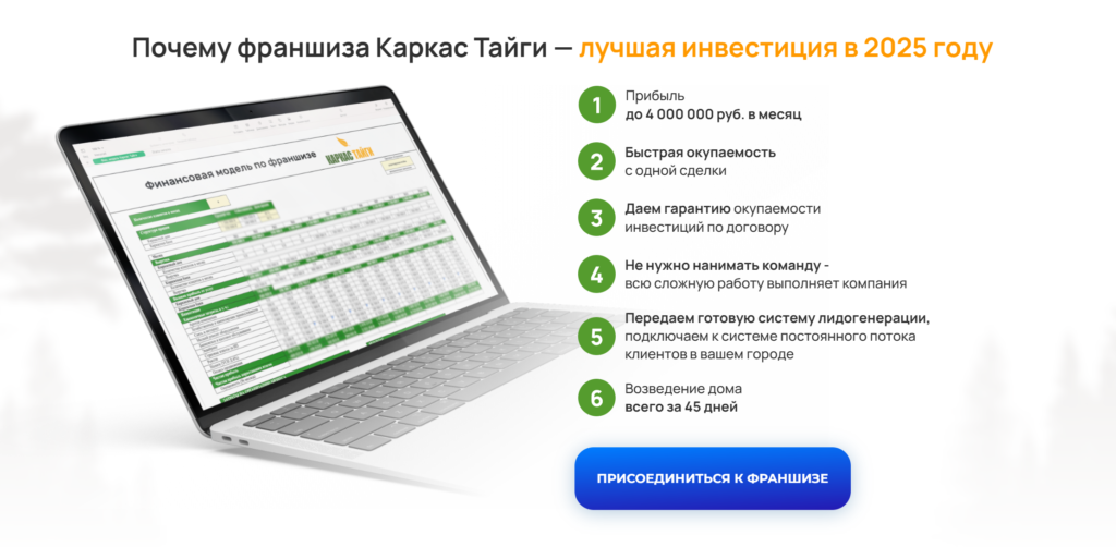 Каркас Тайги - 2025