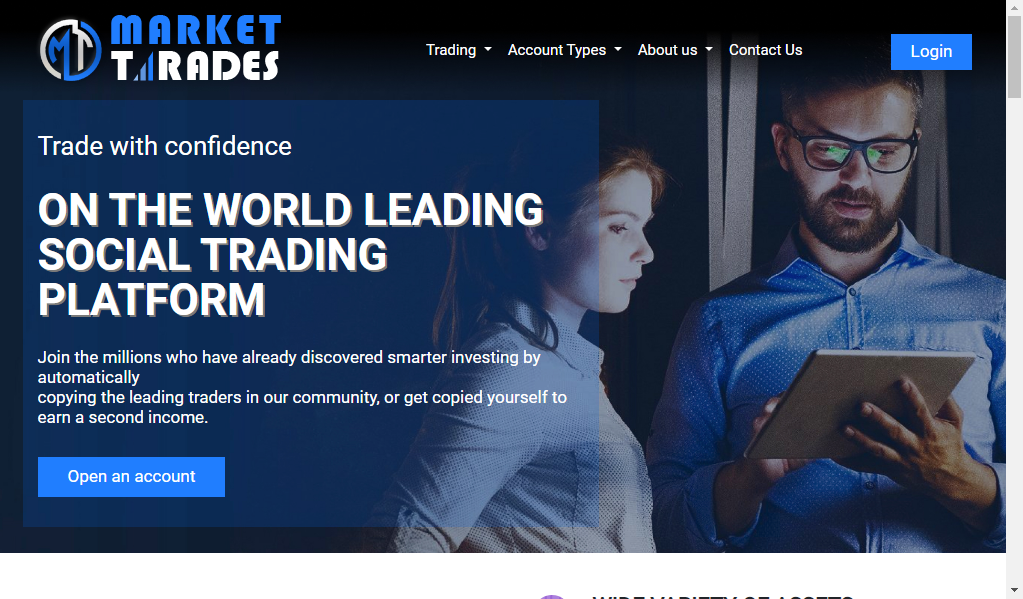 market trades com - главная страница сайта