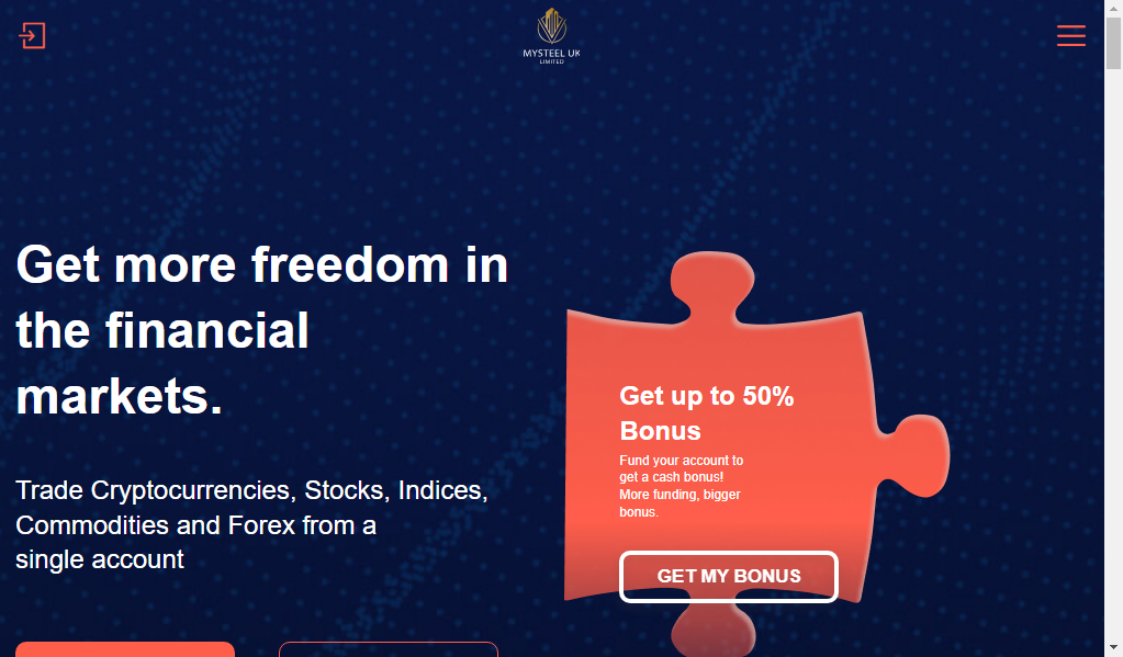Mysteelukltd - главная страница сайта