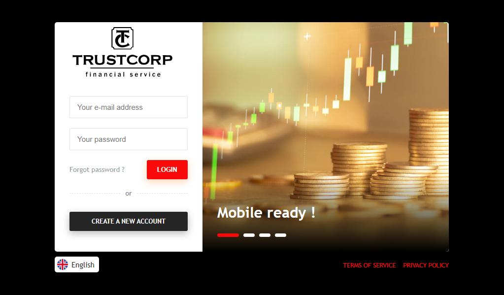 Trustcorp space - главная страница сайта
