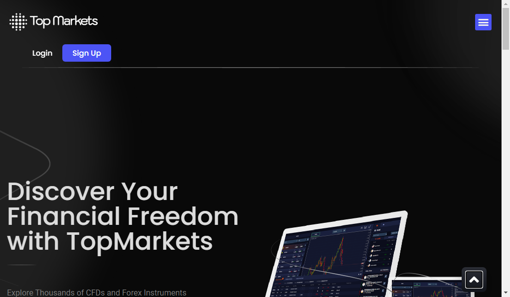 Top-markets.co - главная страница сайта