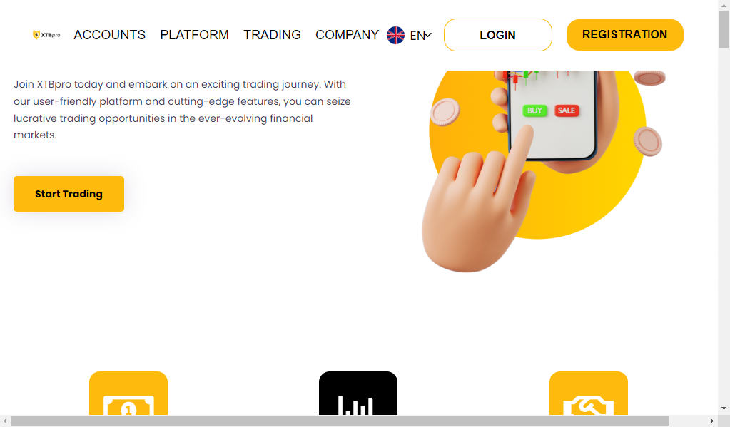 Xtbprosolution - главная страница сайта