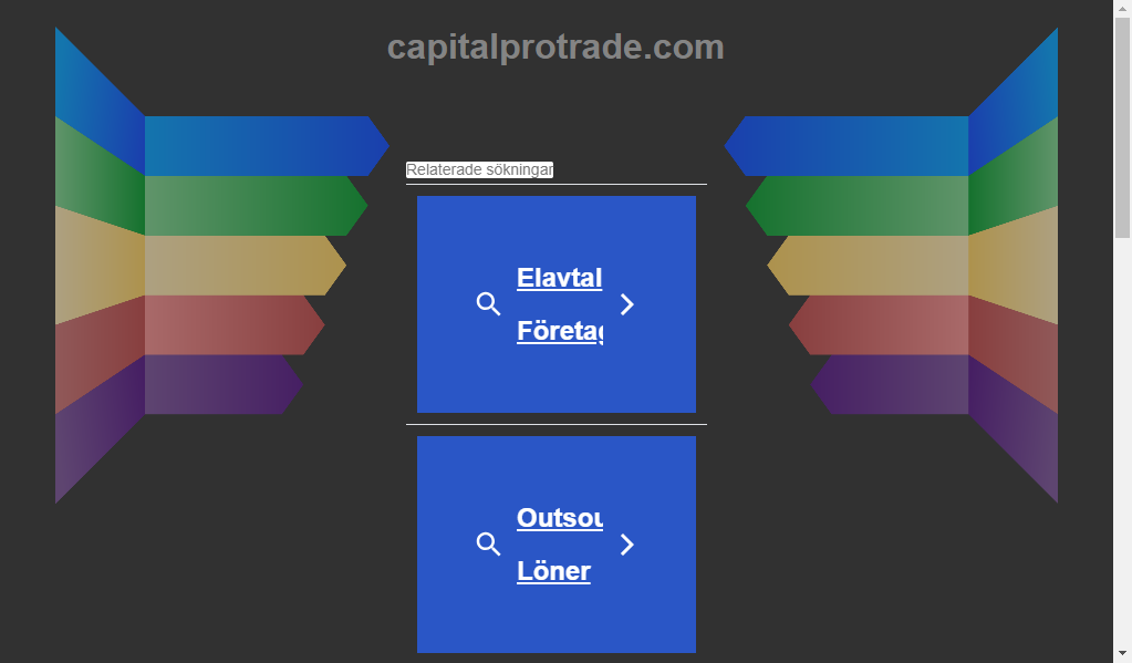 Capitalprotrade - главная страница сайта