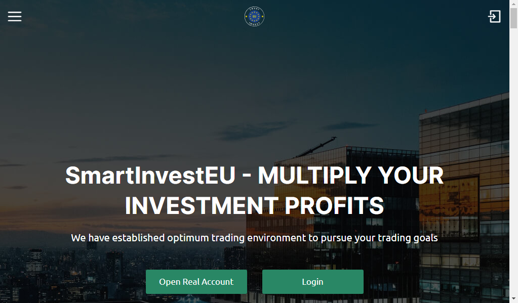 Smartinvesteu - главная страница сайта
