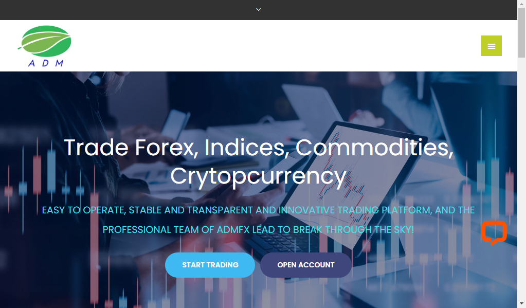 Admfx vip - главная страница сайта