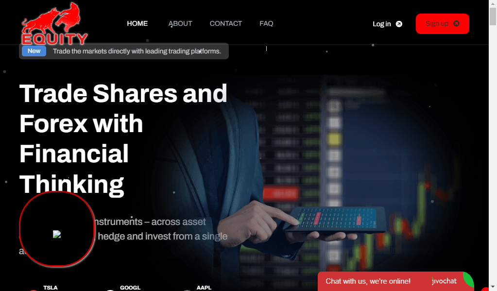 Tradeunosfx - главная страница сайта