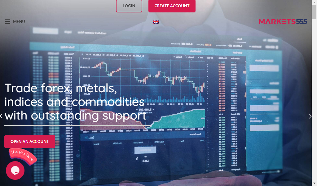 Markets 555 - главная страница сайта