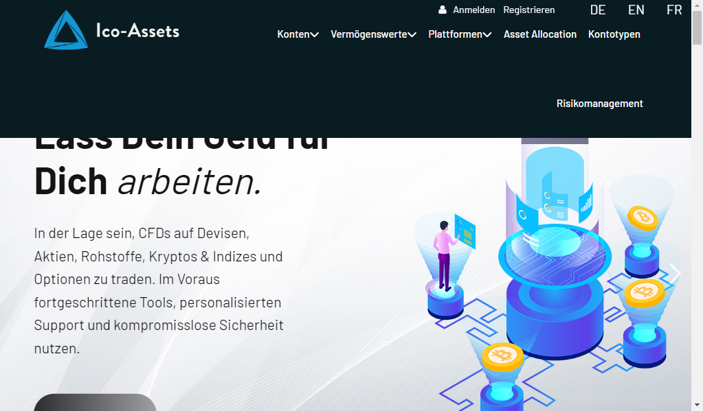 Ico assets - главная страница сайта
