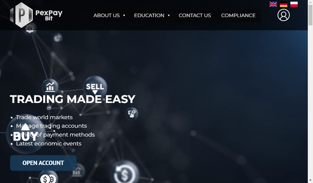 Pexpaybit - главная страница сайта