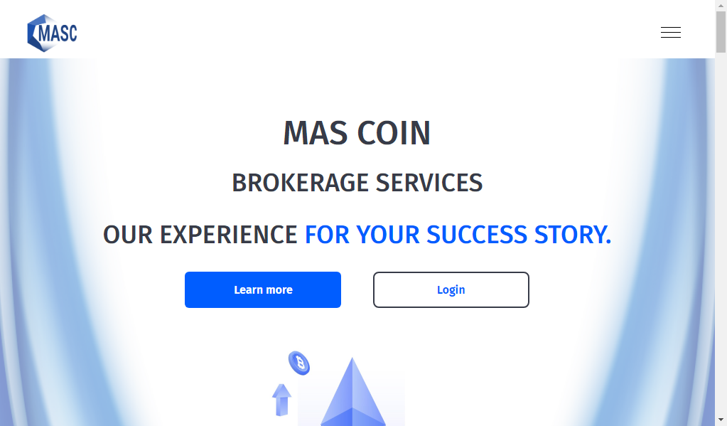 Mascoin - главная страница сайта