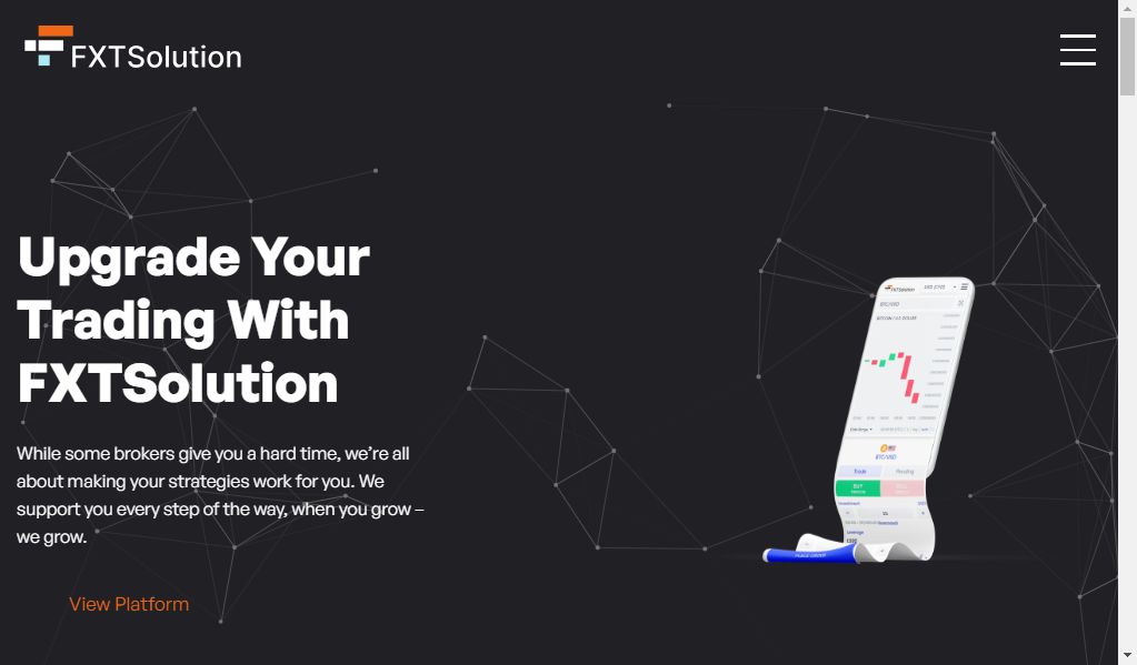 Fxtsolution - главная страница сайта