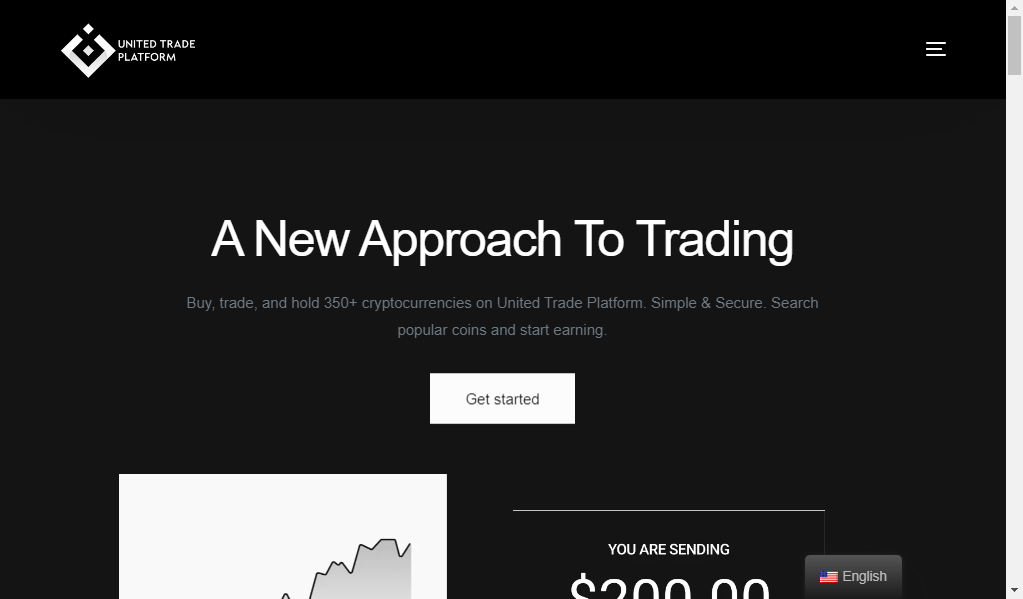 Utp cx (united trade platform) - главная страница сайта