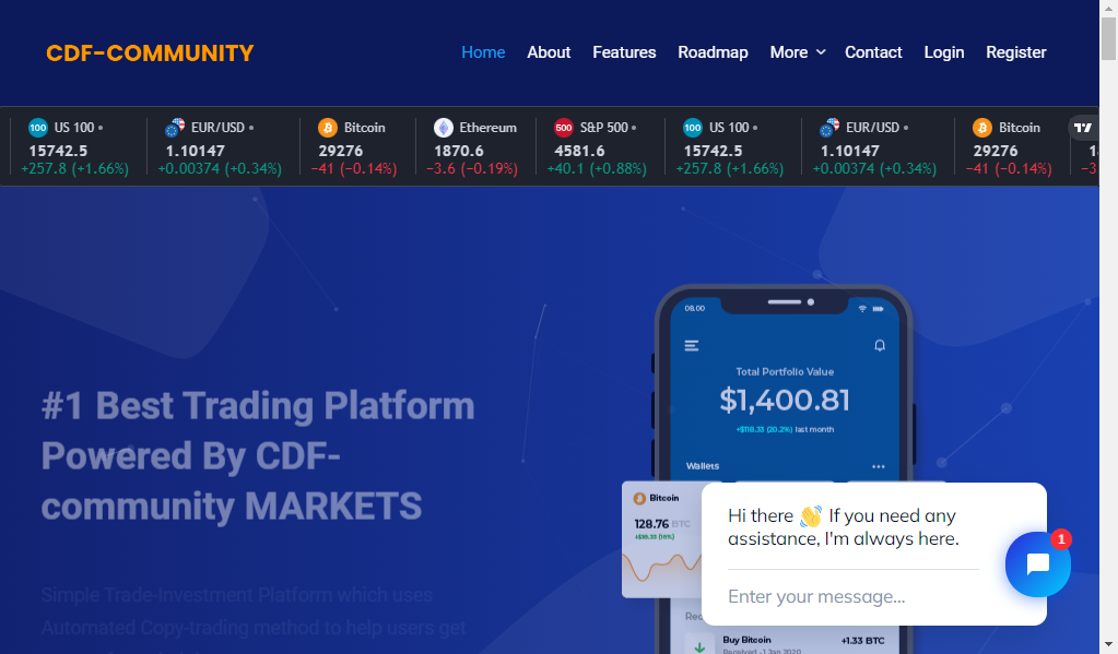 Cdf community - главная страница сайта