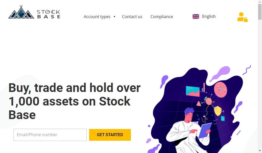 Stock base finance - главная страница сайта