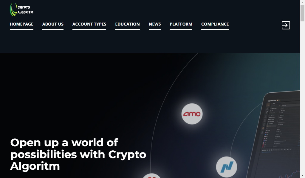 Cryptoalgoritm global (crypto algoritm) - главная страница сайта
