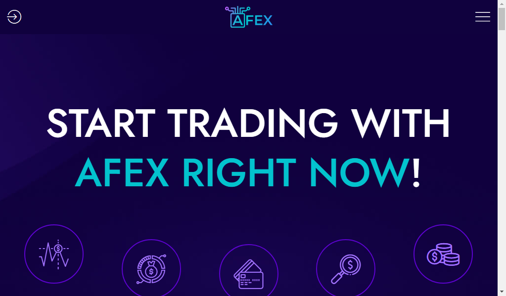Afex ltd - главная страница сайта