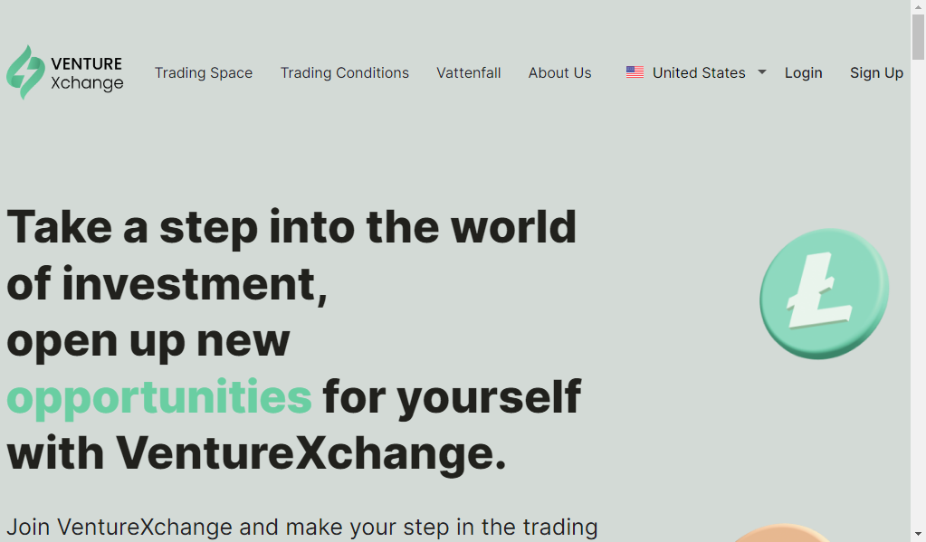 Venturesexchanges - главная страница сайта