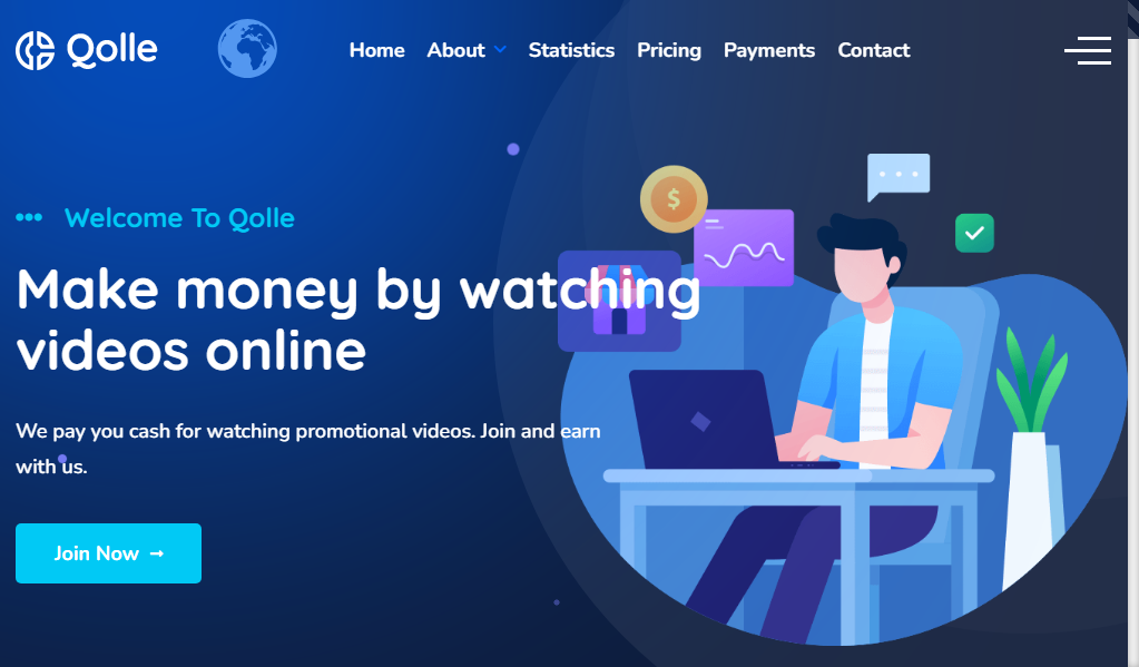 Qolle.biz - главная страница сайта