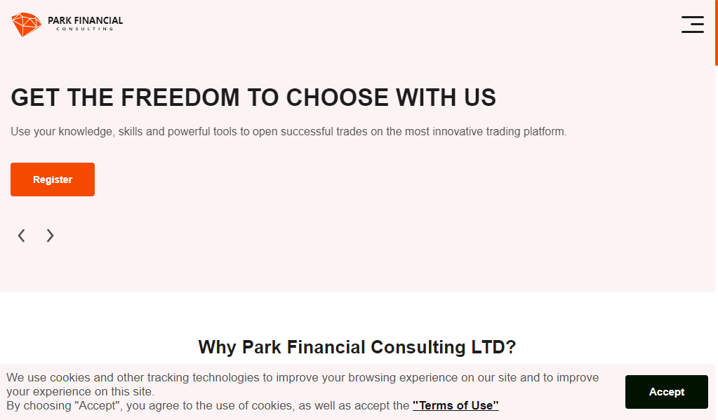 Parkfinancialconsulting (park financial consulting) - главная страница сайта